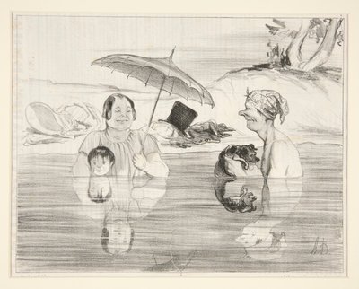 Mme. Greluche: Oh Gustave, dass von Honoré Daumier