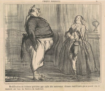 Änderung des Pariser Kostüms ... von Honoré Daumier
