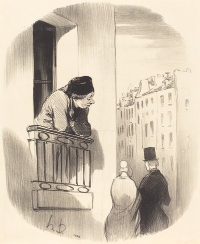 Ich war auch einmal jung... von Honoré Daumier
