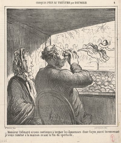 Herr Colimard, wenn Sie weitermachen ... von Honoré Daumier