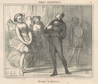 Mossieu der Direktor von Honoré Daumier