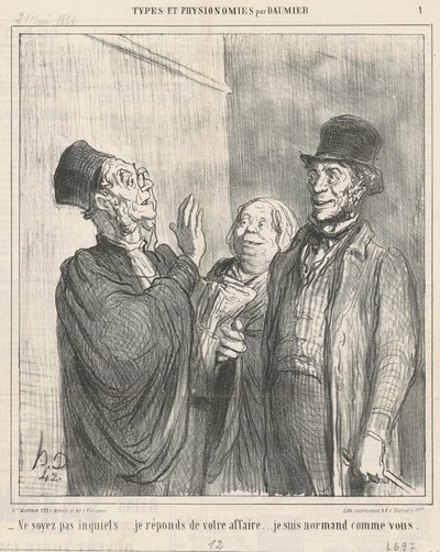 Seien Sie nicht besorgt ... von Honoré Daumier