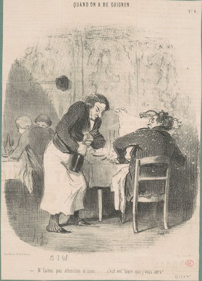 Beachten Sie es nicht, mein Herr ... von Honoré Daumier