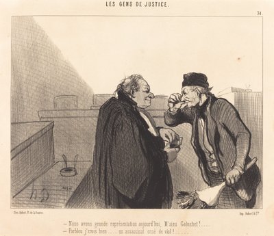 Wir haben heute eine große Vorstellung von Honoré Daumier