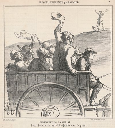 Eröffnung der Jagd von Honoré Daumier