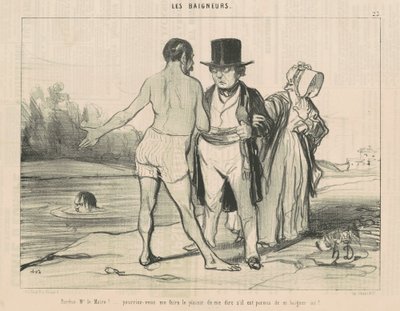 Entschuldigung, Herr Bürgermeister! ... könnten Sie ... von Honoré Daumier