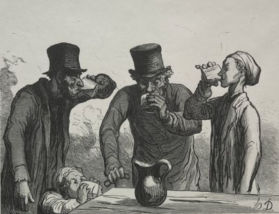 Physiologie des Trinkers: Die vier Lebensalter von Honoré Daumier