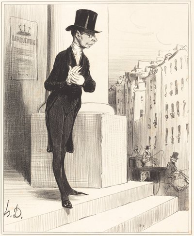 Pique-Assiette von Honoré Daumier