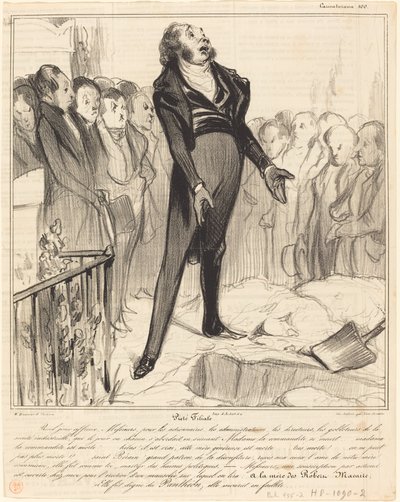 Kindliche Frömmigkeit von Honoré Daumier