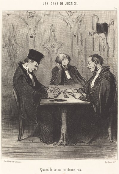 Wenn das Verbrechen nicht zahlt von Honoré Daumier
