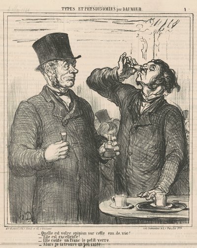 Quelle est votre opinion sur ... von Honoré Daumier