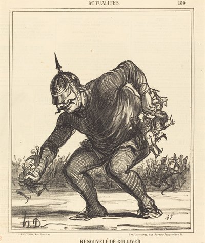 Renouvele de Gulliver von Honoré Daumier