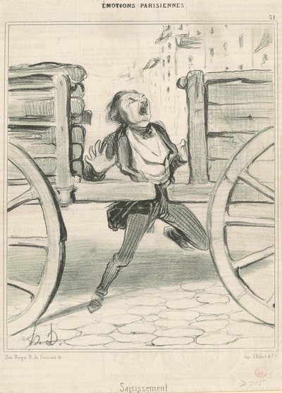 Saisissement von Honoré Daumier