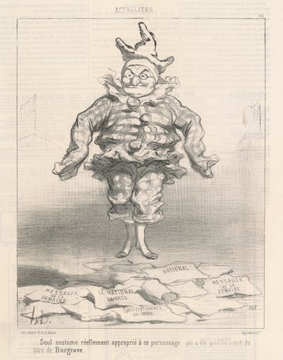 Einziges Kostüm ... passend zu dieser Figur von Honoré Daumier