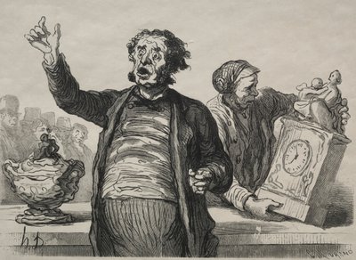 Der Auktionsraum: Der Stadtschreier von Honoré Daumier