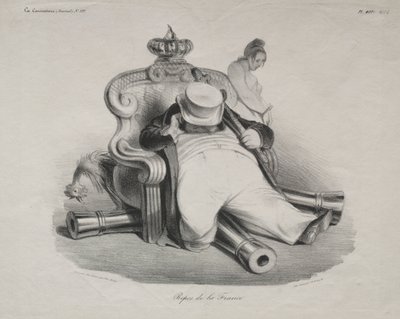 Die Ruhe Frankreichs von Honoré Daumier