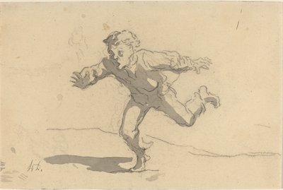 Der junge Kurier von Honoré Daumier