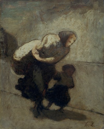 Die schwere Last, 1828-1879 von Honoré Daumier