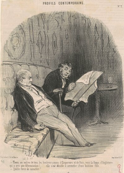 Halt inmitten von ...Umwälzungen ... von Honoré Daumier