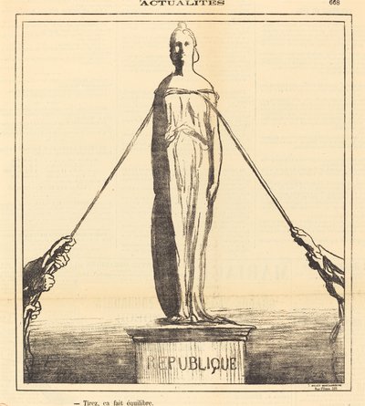 Tirez, das macht Gleichgewicht von Honoré Daumier