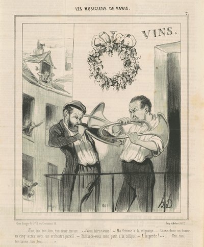Ton, ton ... ton taine ... von Honoré Daumier