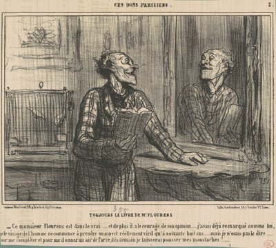 Immer noch das Buch von M. Flourens von Honoré Daumier