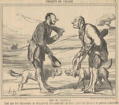 Zu viel Höflichkeit von Honoré Daumier