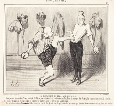 Eine Ergänzung zur brillanten Erziehung von Honoré Daumier