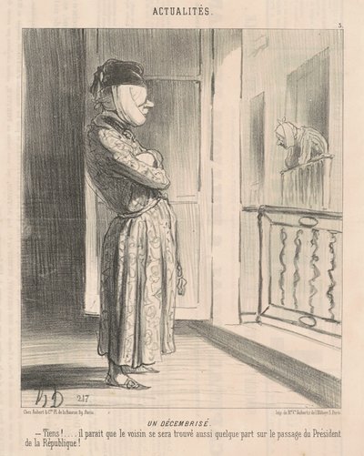 Ein Dezembrist von Honoré Daumier