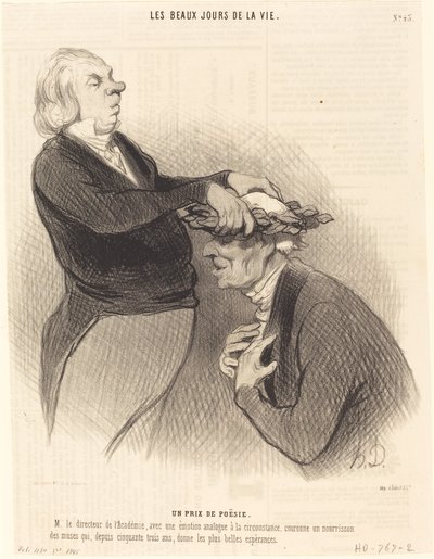 Ein Poesiepreis von Honoré Daumier