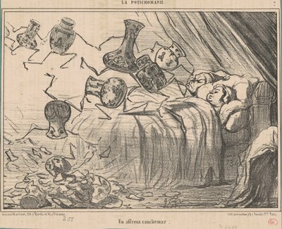 Ein schrecklicher Albtraum von Honoré Daumier