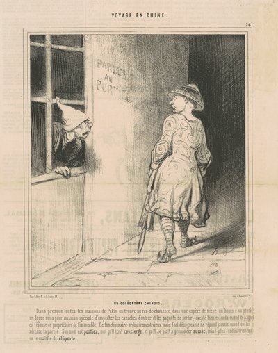 Ein chinesischer Käfer von Honoré Daumier