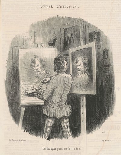 Ein Franzose, von ihm selbst gemalt von Honoré Daumier