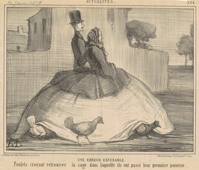 Ein entschuldbarer Fehler von Honoré Daumier