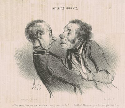 Sie fühlen sich wohl, mein lieber Herr... von Honoré Daumier