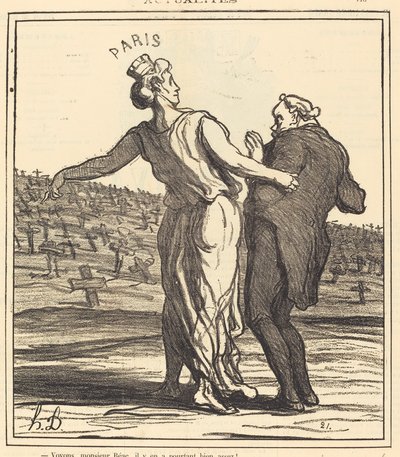 Schauen Sie, Herr Reac... von Honoré Daumier
