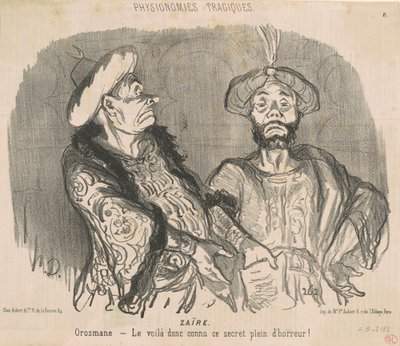 Zaïre von Honoré Daumier