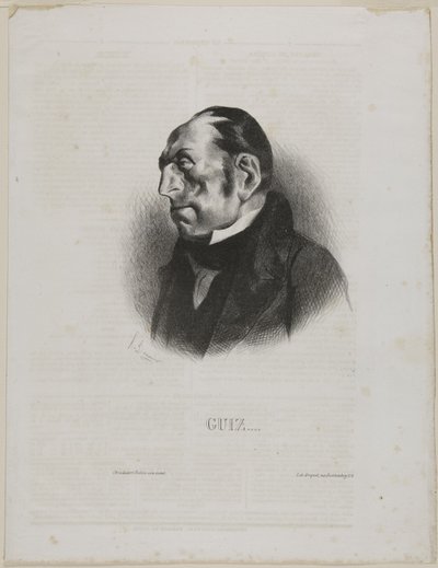 Guiz.... von Honoré Victorin Daumier