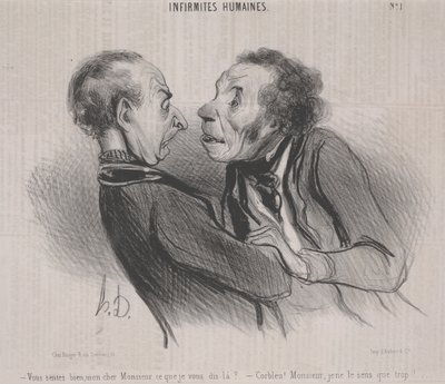 Menschliche Schwächen, Nr. 1 von Honoré Daumier