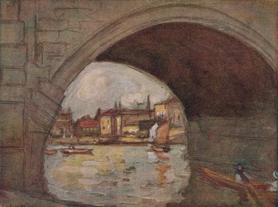 Der Fluss, Richmond, um 1910, 1918 von Horace Mann Livens