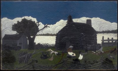 Hütte im Baumwollfeld von Horace Pippin