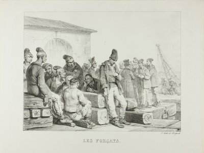 Sträflinge von Emile Jean Horace Vernet
