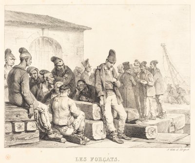 Die Sträflinge von Emile Jean Horace Vernet