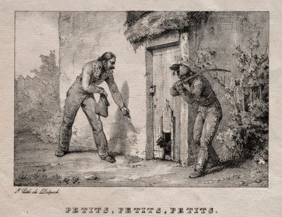 Plünderer (Maraudeurs. Petits! Petits! Petits!) von Emile Jean Horace Vernet