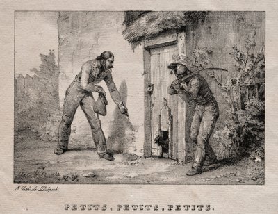 Plünderer. Kleine! Kleine! Kleine! von Emile Jean Horace Vernet