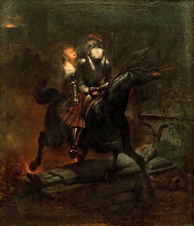 Die Ballade von Lenora von Emile Jean Horace Vernet