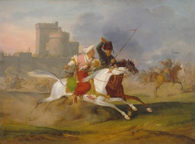 Türke und Kosak, 1809 von Emile Jean Horace Vernet