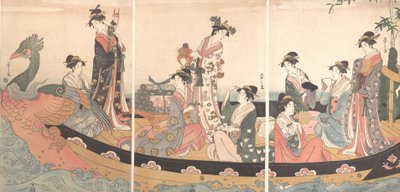 Das Schatzboot, ca. 1795 von Hosoda Eishi