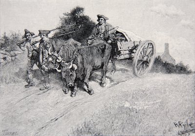 Das Pulver nach Bunker Hill bringen von Howard Pyle