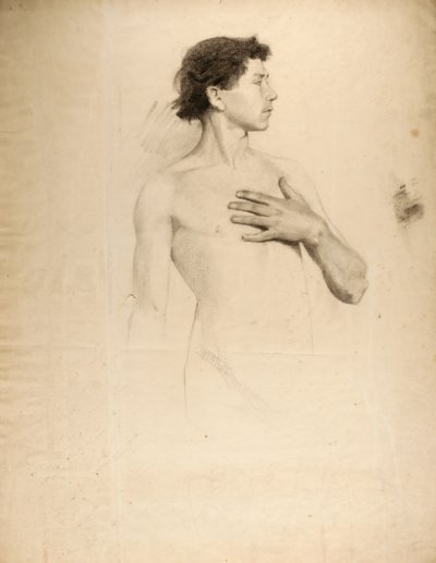 Nackter Junge, Torso und Kopf von Howard Russell Butler